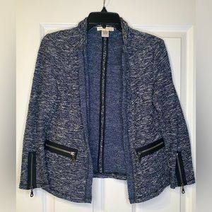 Peyton Jensen - Tweed(like) Open Blazer - Size: XS